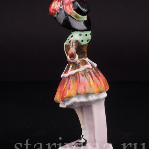 Фигурка девочки из фарфора Гордячка, Royal Doulton, Великобритания, 1949-59 гг.