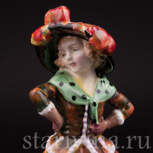 Фигурка девочки из фарфора Гордячка, Royal Doulton, Великобритания, 1949-59 гг.