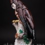 Фигурка птицы из фарфора Ушастая сова, Carl Thieme, Германия, с 1901 г.