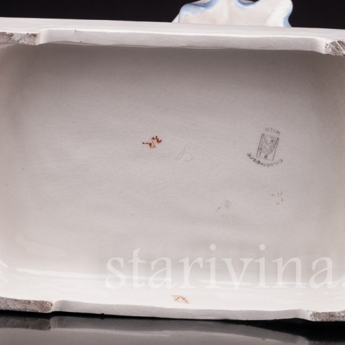 Фигурка из фаянса Утренний чай, Goldscheider, Австрия, 1900 гг.