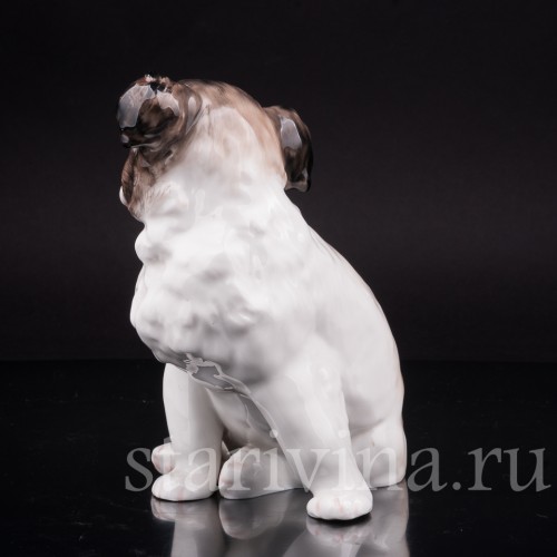 Фигурка собаки из фарфора Щенок, Karl Ens, Германия, 1900 гг.
