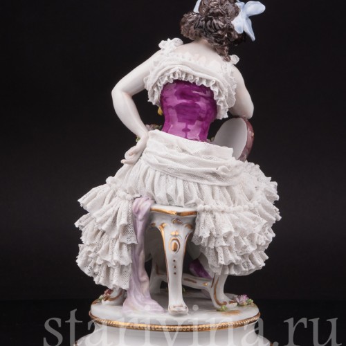 Фарфоровая статуэтка балерины Анна Павлова в роли Китри, Volkstedt, Германия, до 1935 г.