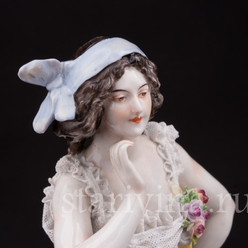 Фарфоровая статуэтка балерины Анна Павлова в роли Китри, Volkstedt, Германия, до 1935 г.