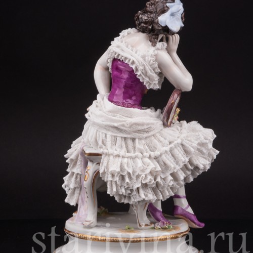 Фарфоровая статуэтка балерины Анна Павлова в роли Китри, Volkstedt, Германия, до 1935 г.