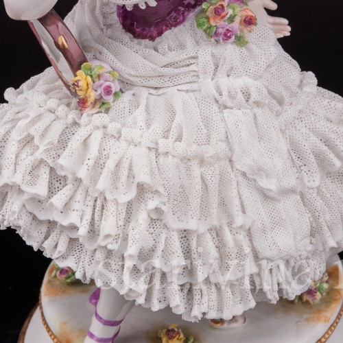 Фарфоровая статуэтка балерины Анна Павлова в роли Китри, Volkstedt, Германия, до 1935 г.