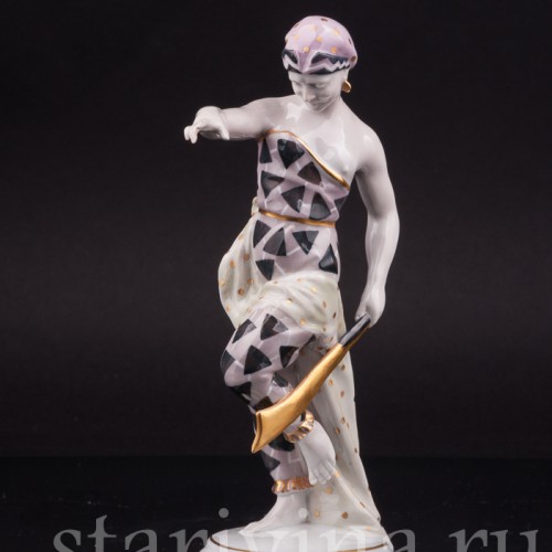 Фарфоровая статуэтка Танцовщица с мечом, Von Schierholz, Германия, 1930 гг.