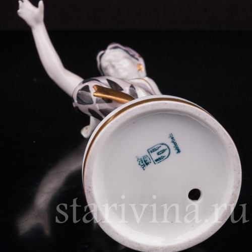 Фарфоровая статуэтка Танцовщица с мечом, Von Schierholz, Германия, 1930 гг.