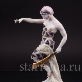 Фарфоровая статуэтка Танцовщица с мечом, Von Schierholz, Германия, 1930 гг.
