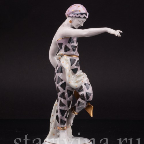 Фарфоровая статуэтка Танцовщица с мечом, Von Schierholz, Германия, 1930 гг.