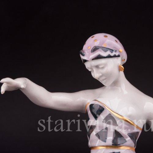 Фарфоровая статуэтка Танцовщица с мечом, Von Schierholz, Германия, 1930 гг.
