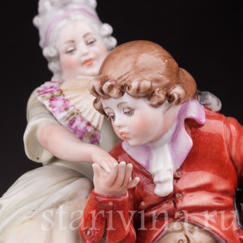 Фарфоровая статуэтка Юный поклонник, Capodimonte, Италия, вт пол. 20 века.