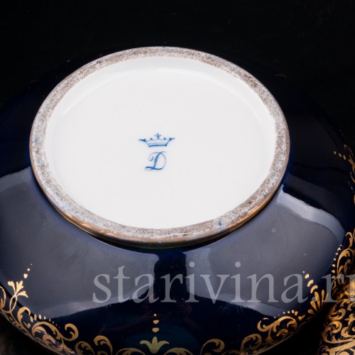 Фарфоровая Шкатулка "Перед охотой", Helena Wolfsohn, Германия, 1881-1949 гг.