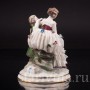 Фигурка из фарфора Влюбленная пара, миниатюра, кружевная, Германия, пер. пол. 20 в.