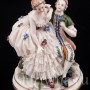 Фигурка из фарфора Влюбленная пара, миниатюра, кружевная, Германия, пер. пол. 20 в.