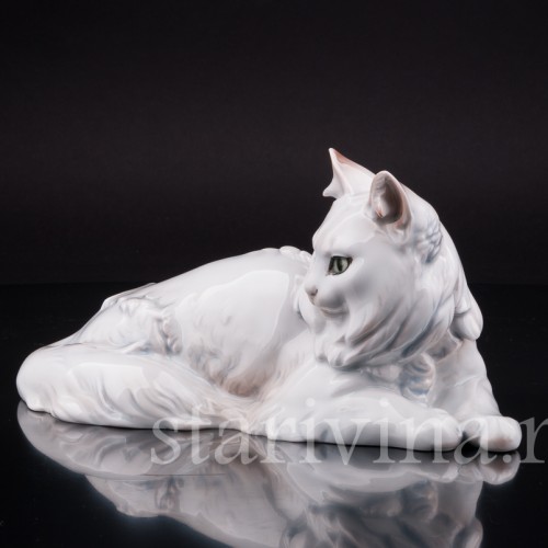 Фигурка из фарфора Ангорская кошка, Rosenthal, Германия, 1926 год.