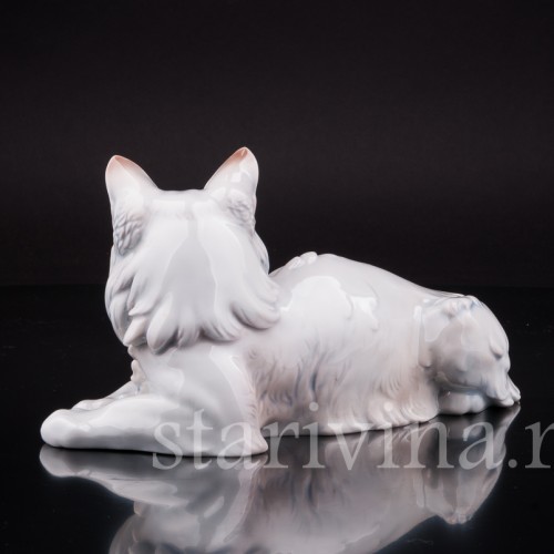 Фигурка из фарфора Ангорская кошка, Rosenthal, Германия, 1926 год.