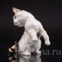 Фигурка из фарфора Рыжий кот, Hutschenreuther, Германия, 1945-49 гг.