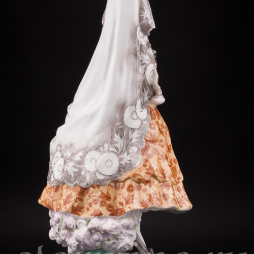 Фаянсовая статуэтка Испанская танцовщица, Goldscheider, Австрия, 1900 гг.