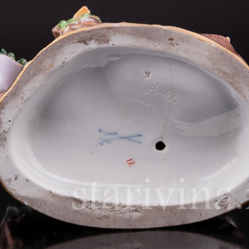 Фарфоровая композиция Пастушки с овечкой, Meissen, Германия, сер. 19 - нач. 20 вв.