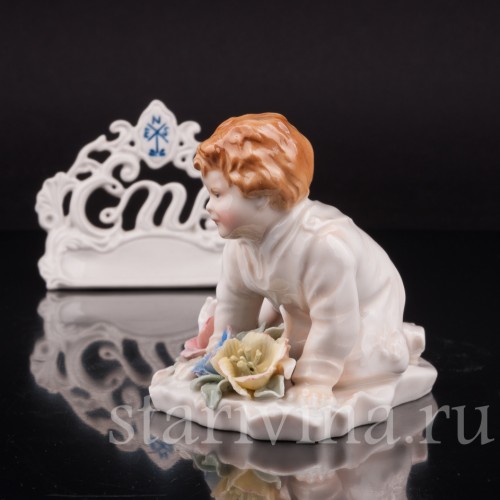 Малыш с цветами, Karl Ens, Германия, 1920-30 гг