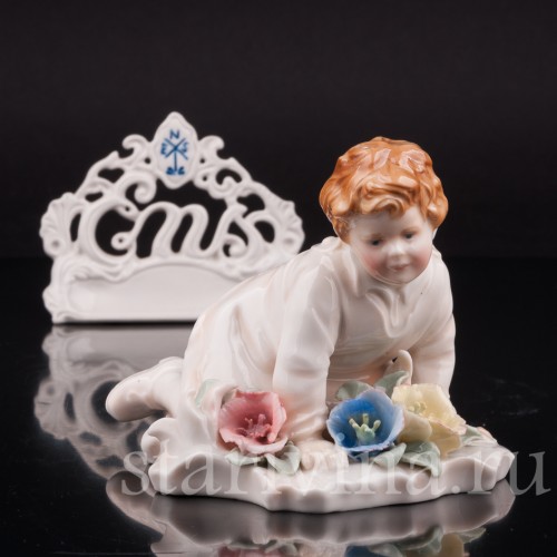 Малыш с цветами, Karl Ens, Германия, 1920-30 гг