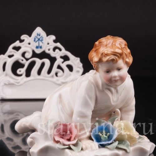 Малыш с цветами, Karl Ens, Германия, 1920-30 гг