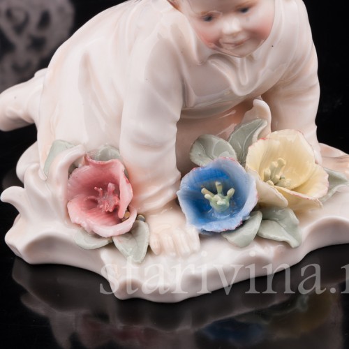 Малыш с цветами, Karl Ens, Германия, 1920-30 гг