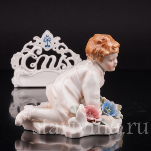 Малыш с цветами, Karl Ens, Германия, 1920-30 гг