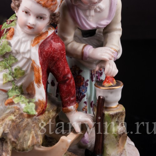 Статуэтка из фарфора Аллегория зимы, Helena Wolfsohn, Германия, 1875-1886 гг.