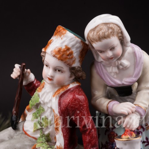 Статуэтка из фарфора Аллегория зимы, Helena Wolfsohn, Германия, 1875-1886 гг.