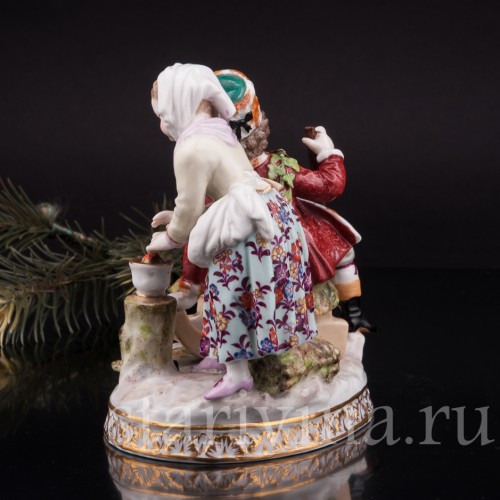 Статуэтка из фарфора Аллегория зимы, Helena Wolfsohn, Германия, 1875-1886 гг.