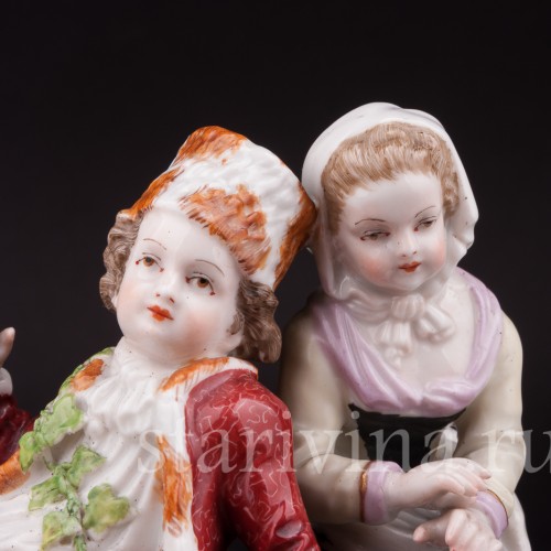 Статуэтка из фарфора Аллегория зимы, Helena Wolfsohn, Германия, 1875-1886 гг.