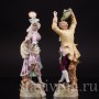 Фарфоровые статуэтки Танцующая пара, E. A. Muller, Германия.