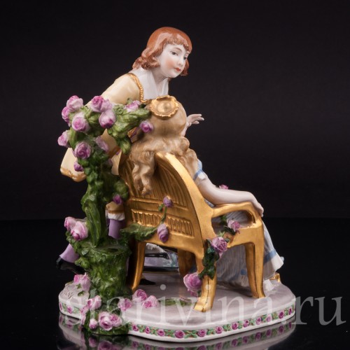 Статуэтка из фарфора Спящая красавица, Австрия, нач. 20 в.