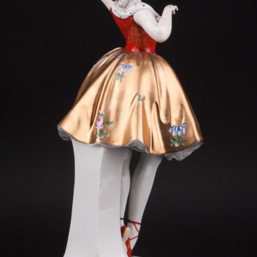 Фарфоровая статуэтка Танцующая девушка, Ernst Bohne Sohne, Германия, нач. 20 в.
