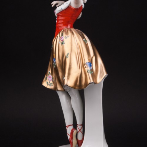 Фарфоровая статуэтка Танцующая девушка, Ernst Bohne Sohne, Германия, нач. 20 в.