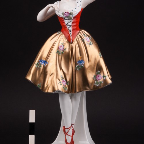 Фарфоровая статуэтка Танцующая девушка, Ernst Bohne Sohne, Германия, нач. 20 в.