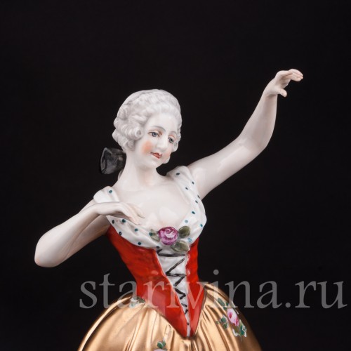 Фарфоровая статуэтка Танцующая девушка, Ernst Bohne Sohne, Германия, нач. 20 в.