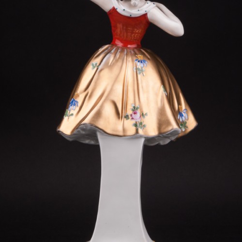 Фарфоровая статуэтка Танцующая девушка, Ernst Bohne Sohne, Германия, нач. 20 в.