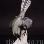 Фигурка птицы из фарфора Сорокопут, Schwarzburger, Германия, перв. пол. 20 в.