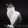 Статуэтка из фарфора Спящий кот, Pfeffer, Германия, 1934-42 гг.