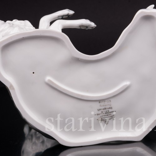 Статуэтка собак из фарфора Две борзые, Rosenthal, Германия, 1945-49 гг.
