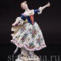 Фарфоровая статуэтка Танцовщица Камарго Sitzendorf, Германия, вт. пол. 20 в.