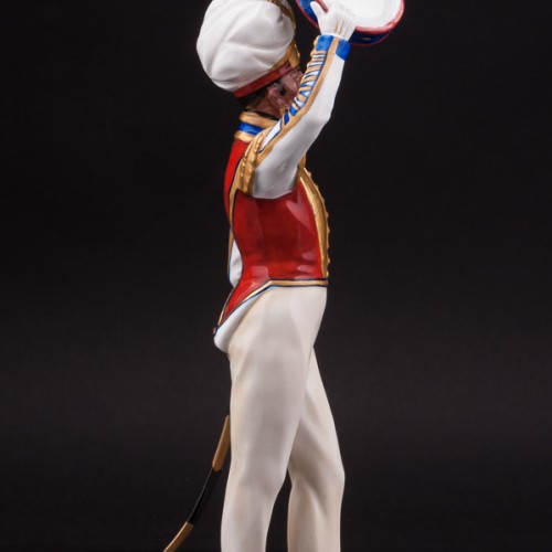 Фарфоровая статуэтка Тамбурмажор, 1830, Дрезден, Германия, вт. пол. 20 в.