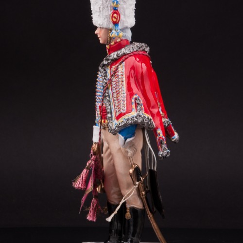 Статуэтка Трубач кирасир Императорской Гвардии, 1813 г., Sitzendorf, Германия, вт. пол. 20 в.