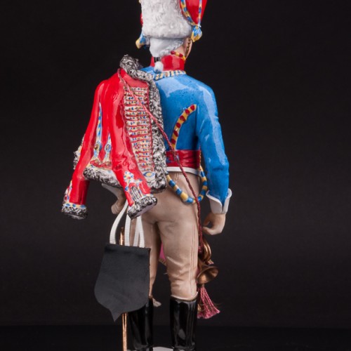 Статуэтка Трубач кирасир Императорской Гвардии, 1813 г., Sitzendorf, Германия, вт. пол. 20 в.
