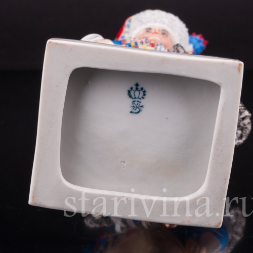 Статуэтка Трубач кирасир Императорской Гвардии, 1813 г., Sitzendorf, Германия, вт. пол. 20 в.