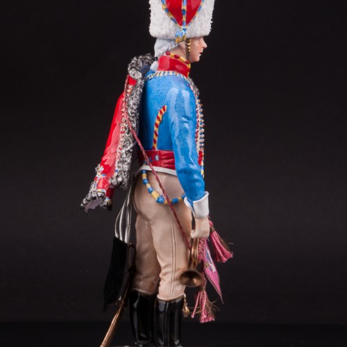 Статуэтка Трубач кирасир Императорской Гвардии, 1813 г., Sitzendorf, Германия, вт. пол. 20 в.