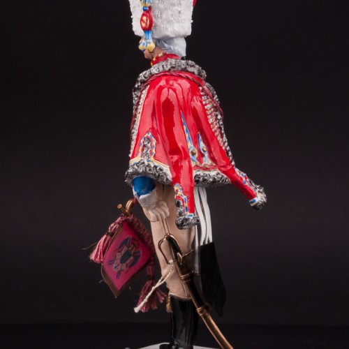 Статуэтка Трубач кирасир Императорской Гвардии, 1813 г., Sitzendorf, Германия, вт. пол. 20 в.