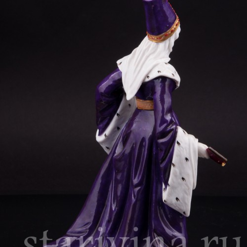Фарфоровая статуэтка Дама в готическом платье Dressel, Kister & Co, Германия, нач. 20 в.